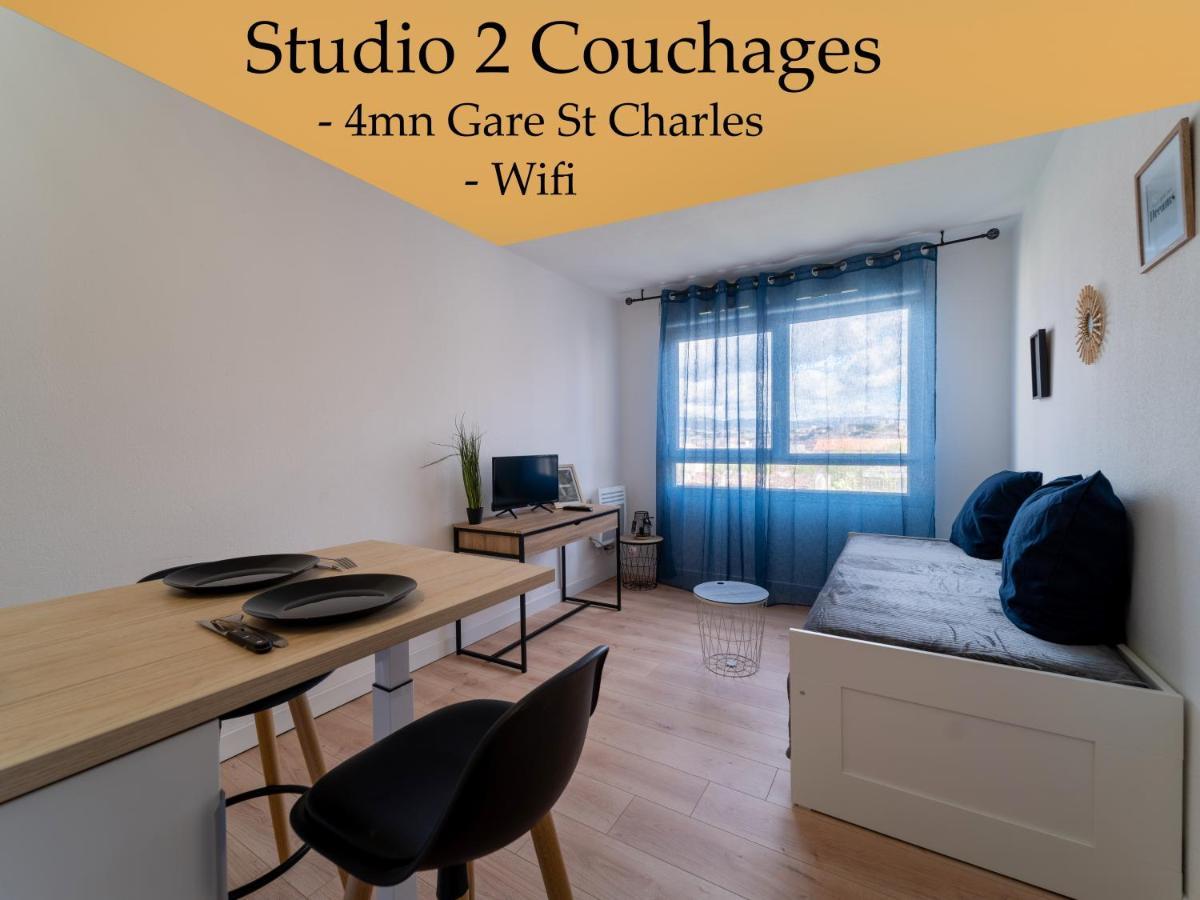Appartement Climatise Avec Parking A 6Min A Pied De La Gare St Charles Marsella Exterior foto