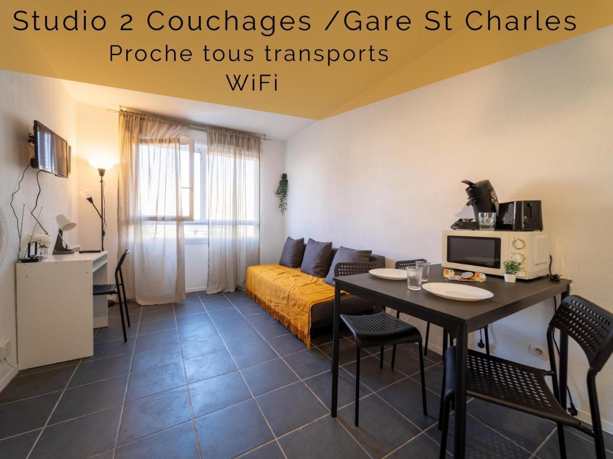 Appartement Climatise Avec Parking A 6Min A Pied De La Gare St Charles Marsella Exterior foto